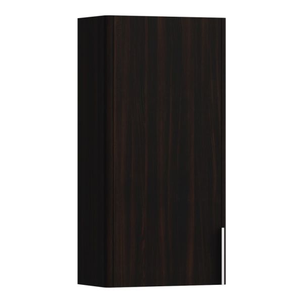 LAUFEN BASE Stredná skrinka, pánty dvierok vľavo (bočnice korpusu s rádiusom), 350x185x700 mm, Tmavohnedý brest 263, H4026011102631