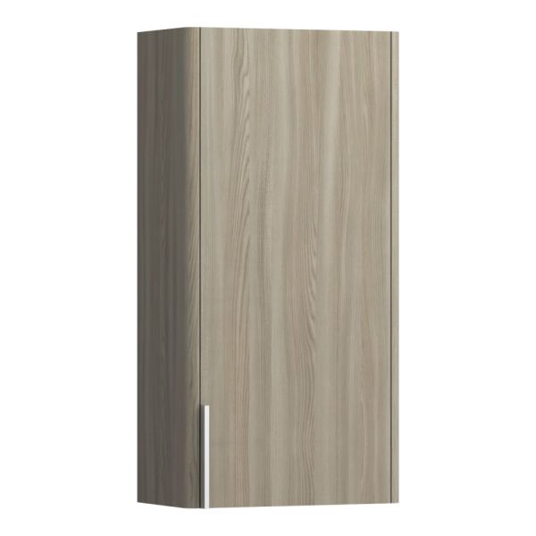 LAUFEN BASE Stredná skrinka, pánty dvierok vpravo (bočnice korpusu s rádiusom), 350x185x700 mm, Bledý brest 262, H4026021102621