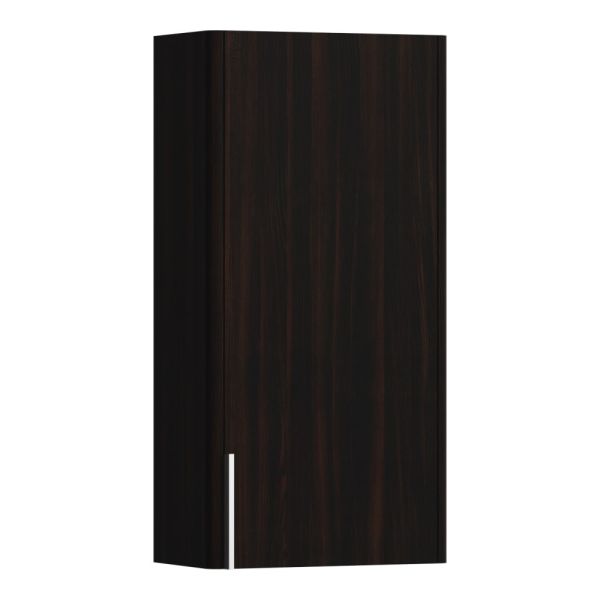 LAUFEN BASE Stredná skrinka, pánty dvierok vpravo (bočnice korpusu s rádiusom), 350x185x700 mm, Tmavohnedý brest 263, H4026021102631