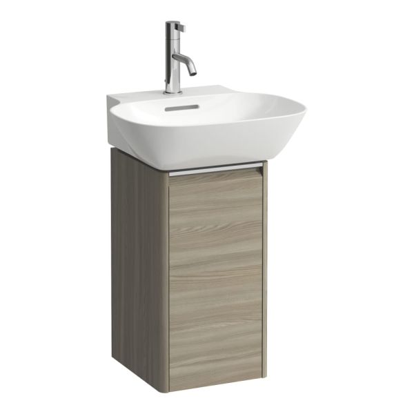 LAUFEN BASE Skrinka pod umývadlo, 1 dvierka, závesy vpravo, 1 vnútorná polička, pre umývadielko 815301, 275x295x515 mm, Bledý brest 262, H4030121102621