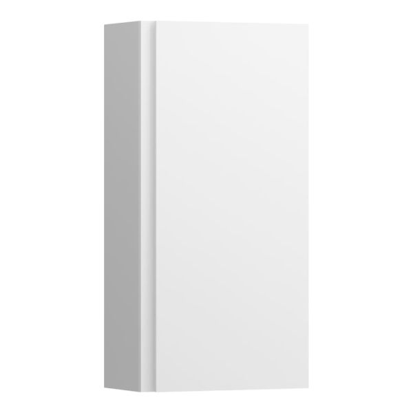 LAUFEN LANI Stredná skrinka, pánty dvierok vpravo, 355x185x700 mm, Biela lesklá 261, H4037021122611