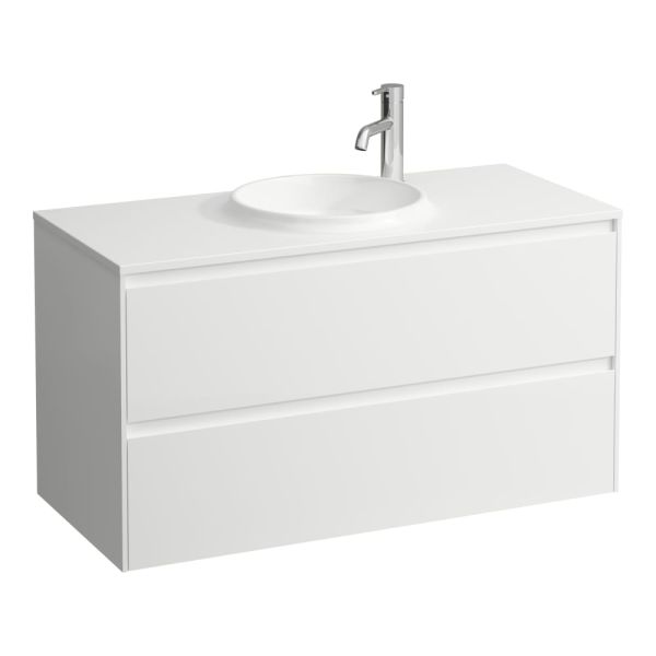 LAUFEN LANI Skrinka pod umývadlo, s 2 zásuvkami, pre umývadlo H814075, z materiálu Marbond, 970x440x515 mm, Špeciálne farby 990, H4042721129901