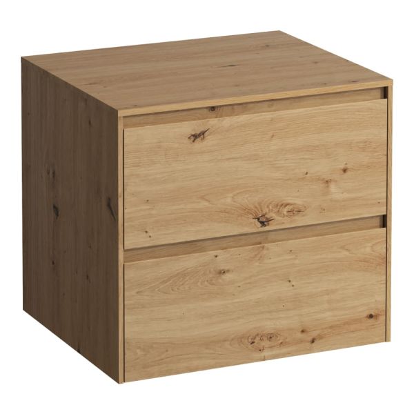 LAUFEN LANI Zásuvkový element 600, s 2 zásuvkami, bez výrezu, top 12 mm, 585x495x525 mm, Divoký dub 267, H4043001122671