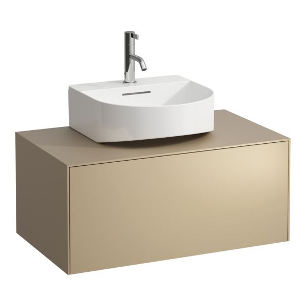 LAUFEN SONAR Skrinka pod umývadlo, s 1 zásuvkou, pre umývadielka H816341/H816342, s výrezom uprostred, 775x455x340 mm, Zlato 040, H4054410340401