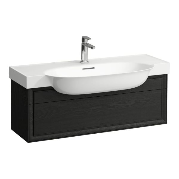 LAUFEN THE NEW CLASSIC Skrinka pod umývadlo 1000, s 1 zásuvkou, pre umývadlá H813857, 975x315x345 mm, Černený dub 628, H4060910856281