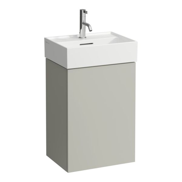LAUFEN Kartell LAUFEN Skrinka pod umývadlo, 1 dvierka, závesy vľavo, pre umývadlo H815330, 435x330x600 mm, Kamienky šedé 641, H4075030336411