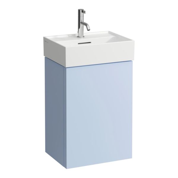 LAUFEN Kartell LAUFEN Skrinka pod umývadlo, 2 dvierka, závesy vpravo, pre umývadlo H815330, 435x330x600 mm, Šedomodrá 645, H4075040336451