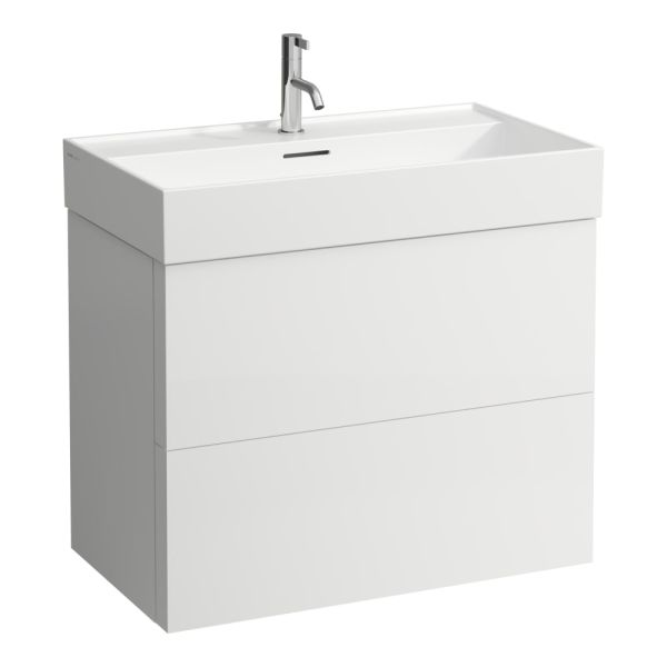 LAUFEN Kartell LAUFEN Skrinka pod umývadlo, s 2 zásuvkami, pre umývadlo H810336, 785x450x600 mm, Okrovo hnedá 643, H4075920336431