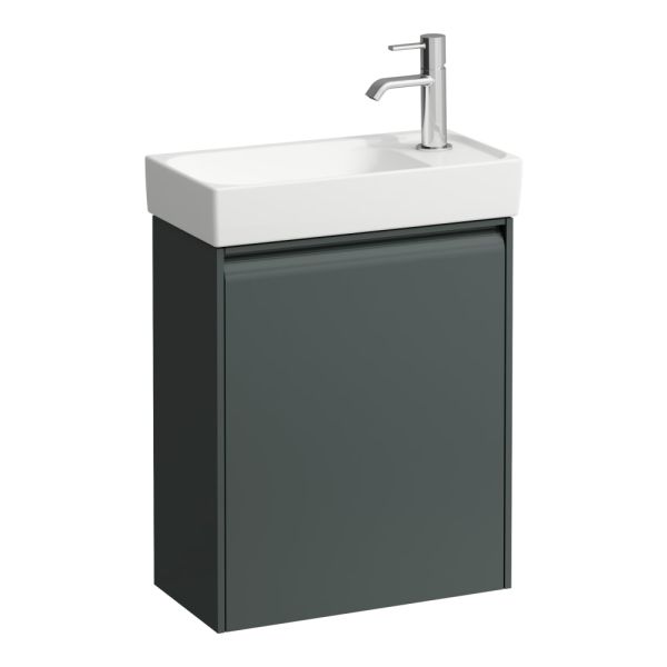 LAUFEN MEDA Skrinka pod umývadlo, 1 dvierka, pánty dvierok vpravo, 435x220x515 mm, Šedá traffic 266, H4215520112661