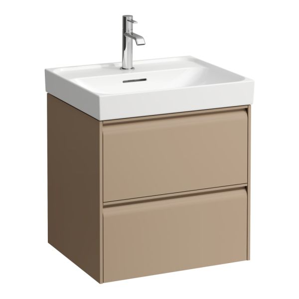 LAUFEN MEDA Skrinka pod umývadlo, s 2 zásuvkami, pre umývadlo H810112, 535x450x515 mm, Cappuccino 465, H4215620114651