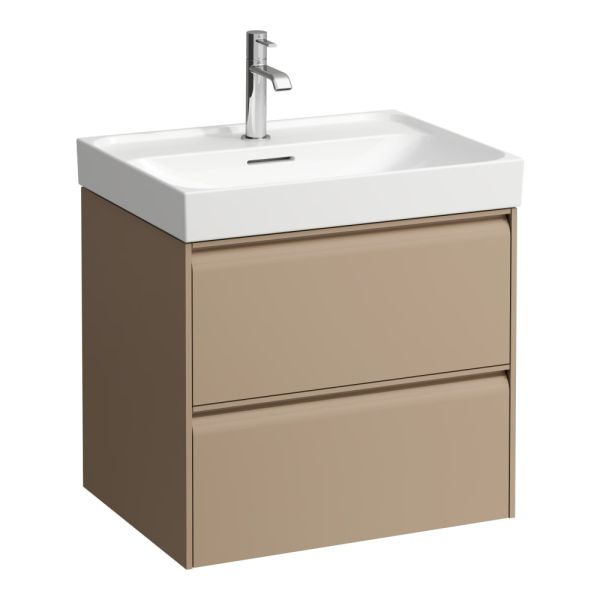 LAUFEN MEDA Skrinka pod umývadlo, s 2 zásuvkami, pre umývadlo H810113, 585x450x515 mm, Cappuccino 465, H4215720114651