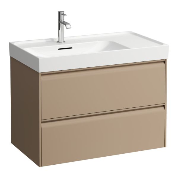 LAUFEN MEDA Skrinka pod umývadlo, s 2 zásuvkami, pre umývadlo H817116, 785x450x515 mm, Cappuccino 465, H4216020114651