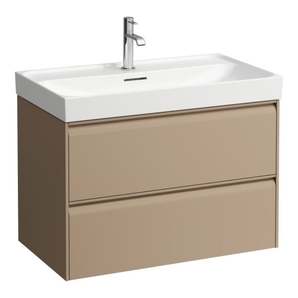 LAUFEN MEDA Skrinka pod umývadlo, s 2 zásuvkami, pre umývadlo H810117, 785x450x515 mm, Cappuccino 465, H4216120114651