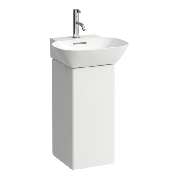 LAUFEN INO Skrinka pod umývadlo, dvere vpravo, s úsporným sifónom, pre umývadlo 815301, 280x310x605 mm, Biela matná 170, H4253020301701