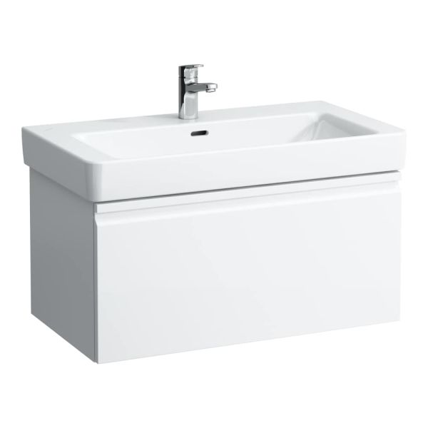 LAUFEN LAUFEN PRO S Skrinka pod umývadlo 813965 so zásuvkou, 810x450x390 mm, Biela lesklá 479, H4835010964791