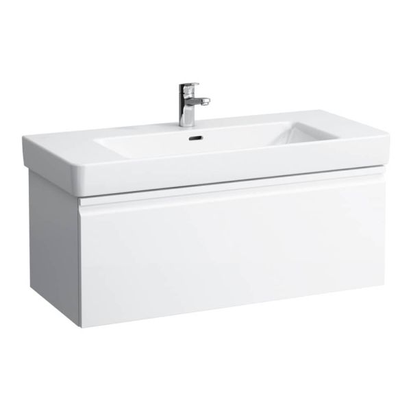 LAUFEN LAUFEN PRO S Skrinka pod umývadlo 813966 so zásuvkou, 1010x450x390 mm, Biela 463, H4835510964631
