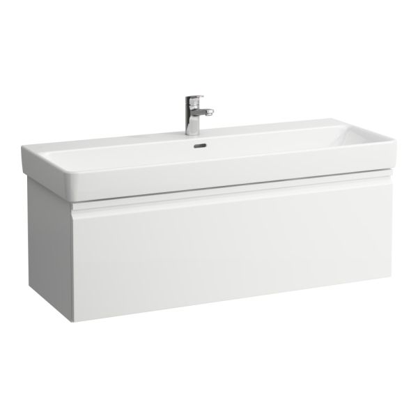LAUFEN LAUFEN PRO S Skrinka pod umývadlo, pre 814965 so zásuvkou a vnútornou zásuvkou, 1160x450x395 mm, Grafit matný 480, H4835620964801