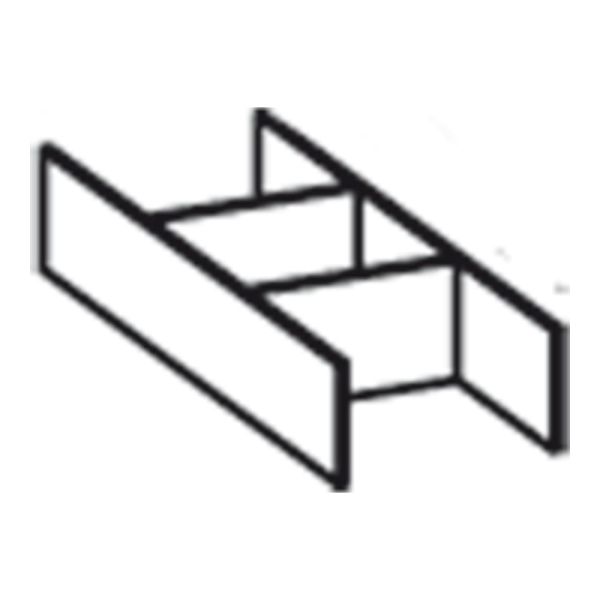 LAUFEN PALOMBA COLLECTION Zásuvkový organizér, sklo, H4903011800001