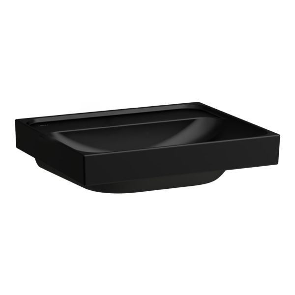 LAUFEN MEDA Umývadlo bez otvoru pre batériu, bez prepadu, 550x460 mm, farba Čierna matná, H8101127161121