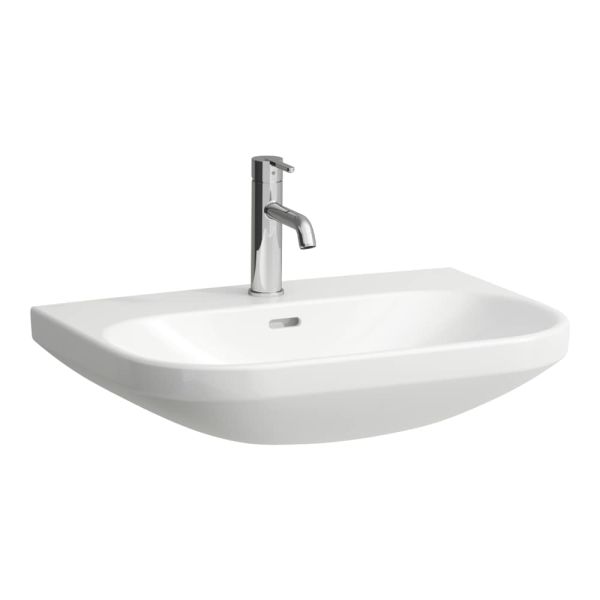 LAUFEN LUA Umývadlo s jedným otvorom pre batériu uprostred s prepadom, 650x460 mm, farba Biela, H8110860001041