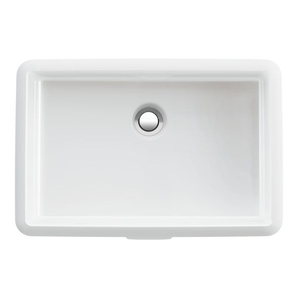 LAUFEN LIVING BY LAUFEN Vstavané umývadlo, brúsená spodná hrana bez otvrou pre batériu, s prepadom, obojstranne glazované, 490x310 mm, farba Biela, H8124310001551