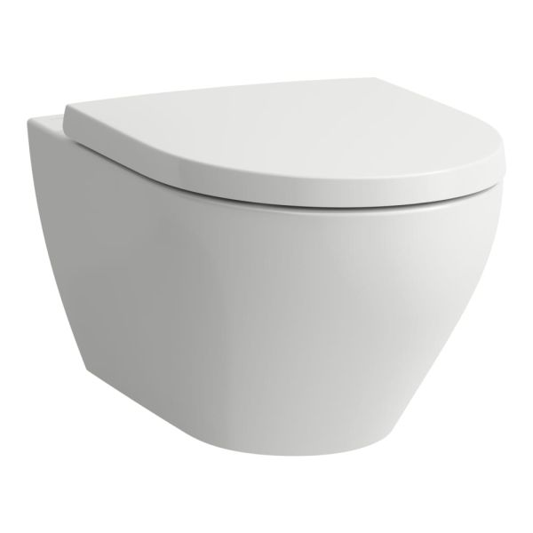 LAUFEN MODERNA S, Závesné WC DESIGN, Rimless, Silent flush, hlboké
splachovanie, Biela 000, 560x360 mm, H8215410000001