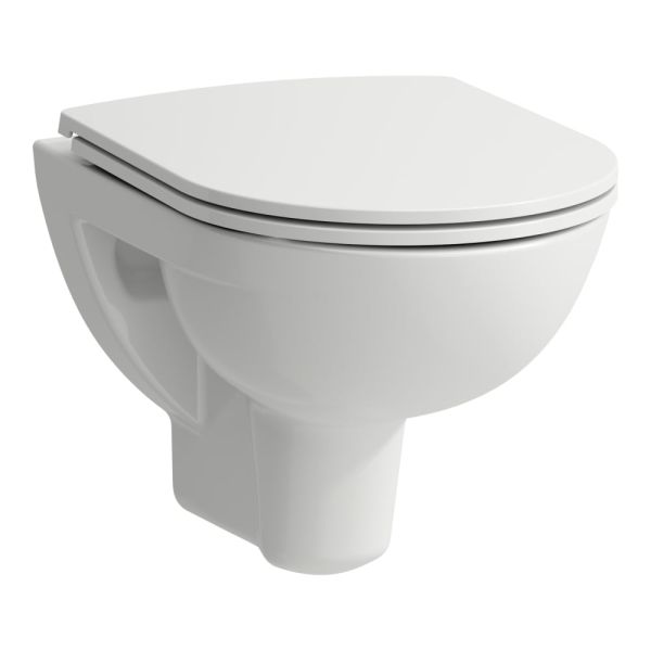 LAUFEN LAUFEN PRO, Závesné WC Rimless/compact, hlboké splachovanie, Biela 000, 490x360 mm, H8219520000001