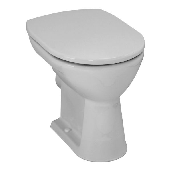 LAUFEN LAUFEN PRO, Stacionárne WC, ploché splachovanie, vodorovný odpad, Biela LCC 400, 470x360 mm, H8219584000001