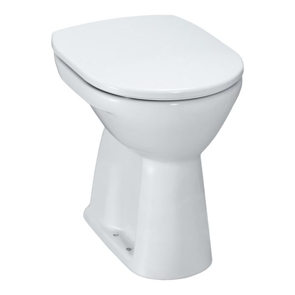 LAUFEN LAUFEN PRO, Stacionárne WC, ploché splachovanie, zvislý odpad, sedacia výška 47 cm, Biela matná 757, H8259577570001
