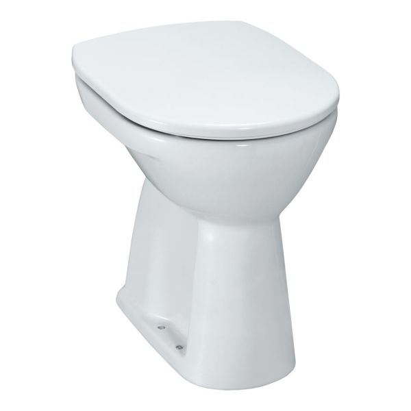 LAUFEN LAUFEN PRO, Stacionárne WC, ploché splachovanie, zvislý odpad, sedacia výška 47 cm, Biela LCC Active A00, H825957A000001