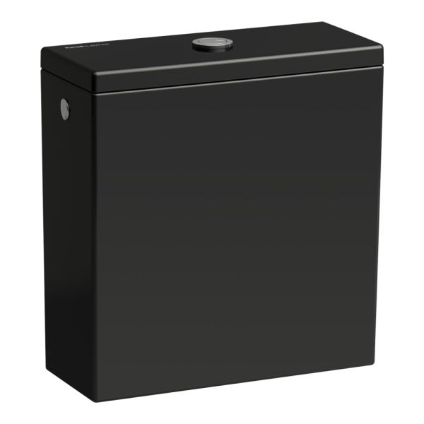 LAUFEN Kartell LAUFEN, Nádrž, zadný prívod vody (uprostred), Čierna lesklá 020, 380x160 mm, H8293310209711