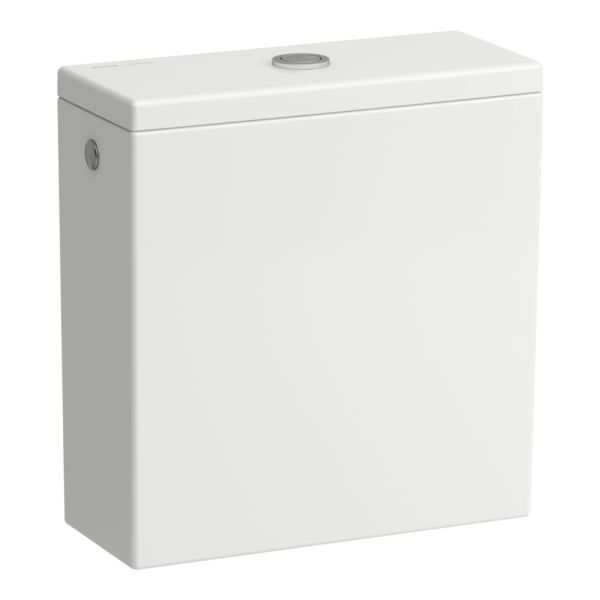 LAUFEN Kartell LAUFEN, Nádrž, pripojenie vody dole vľavo, Biela matná 757, 380x160 mm, H8293337579731