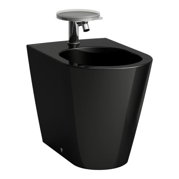 LAUFEN Kartell LAUFEN Stojaci bidet, 560x370mm, Čierna lesklá 020, H8323310203021