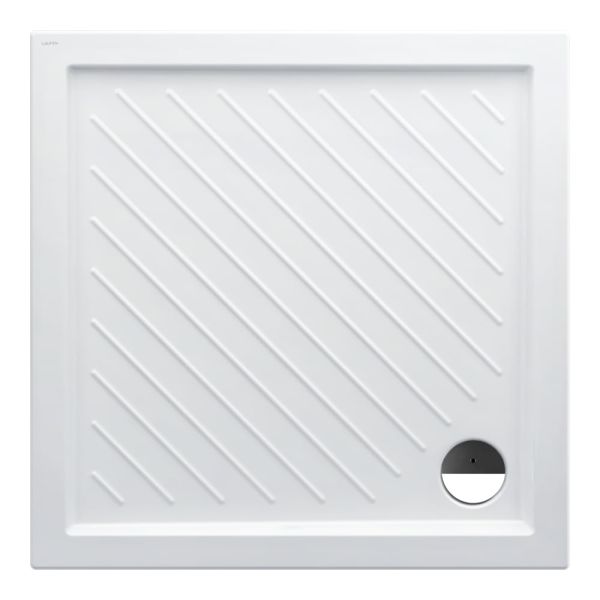 LAUFEN MERANO E Keramická sprchová vanička, štvorcová, 900x900x55 mm, Biela / protišmyková 600, H8559536000001