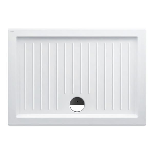 LAUFEN MERANO E Keramická sprchová vanička, obdĺžniková, 1000x700x55 mm, Biela / protišmyková 600, H8559556000001