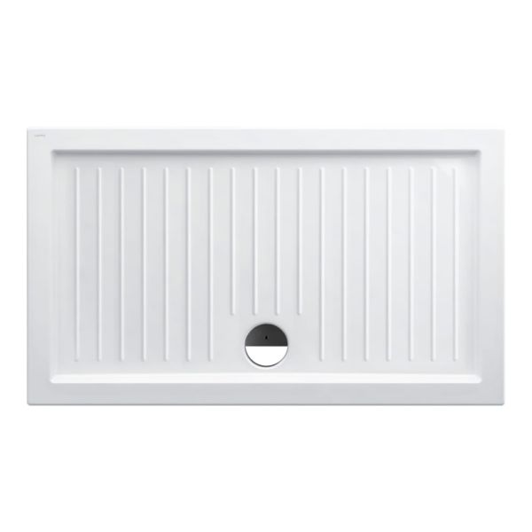 LAUFEN MERANO E Keramická sprchová vanička, obdĺžniková, 1200x700x55 mm, Biela / protišmyková 600, H8559576000001