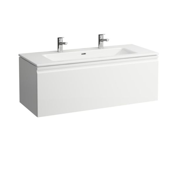 LAUFEN LAUFEN PRO S Umývadlo so skrinkou s 1 zásuvkou, 1200x500x460 mm, Grafit matný 480, H8609674801041
