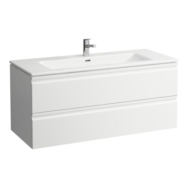 LAUFEN LAUFEN PRO S Umývadlo so skrinkou s 2 zásuvkami, vrátane miestošetriaceho sifónu 861967, 1200x500x545 mm, Biela 463, H8619674631071