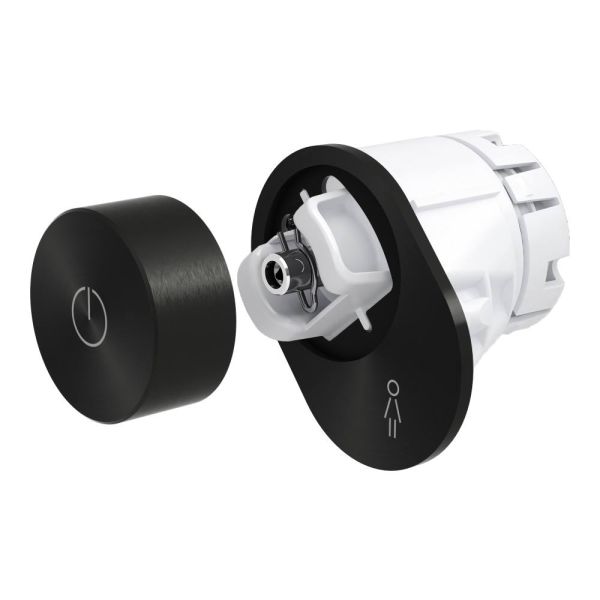 LAUFEN CLEANET RIVA Ovládač s otočným tlačidlom, Titánovo čierna matná 163, H8956981630001