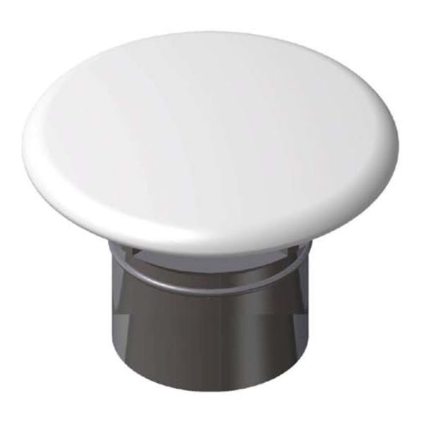 LAUFEN INO|VAL Keramická krytka ventilu (pre skrytý prepadový systém), 70x70 mm, farba Biela, H8981900000001