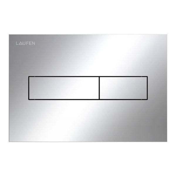 LAUFEN INEO WC tlačidlo INEO HORIZON, Dual Flush, Chróm 004, H9001110040001