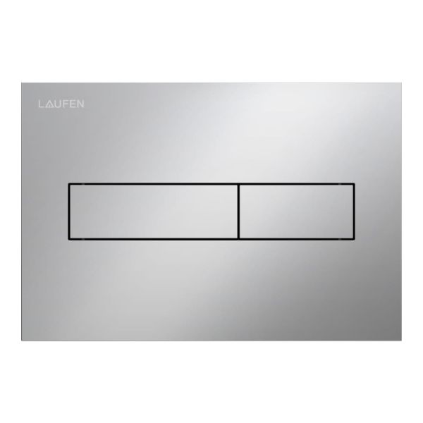 LAUFEN INEO WC tlačidlo INEO HORIZON, Dual Flush, Chróm matná 007, H9001110070001