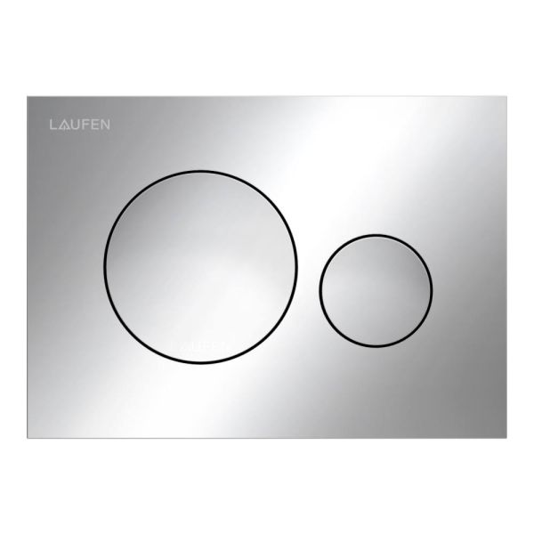 LAUFEN INEO WC tlačidlo INEO MOON, Dual Flush, Chróm 004, H9001140040001