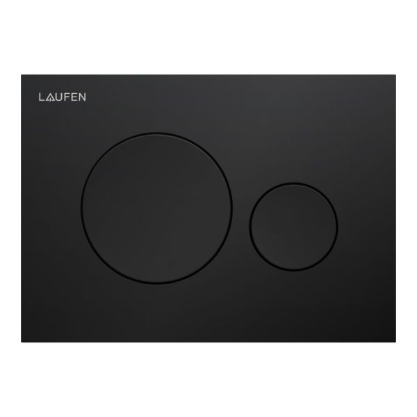 LAUFEN INEO WC tlačidlo INEO MOON, Dual Flush, Čierna matná 716, H9001147160001