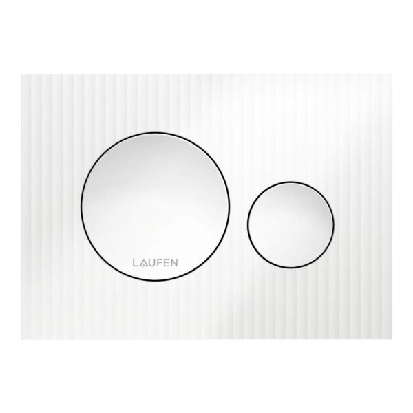 LAUFEN INEO WC tlačidlo INEO MOONDANCE, Dual Flush, Biela 000, H9001160000001