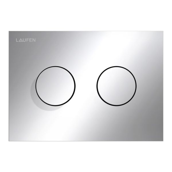 LAUFEN INEO WC tlačidlo INEO GROOVE, Dual Flush, Chróm 004, H9001170040001