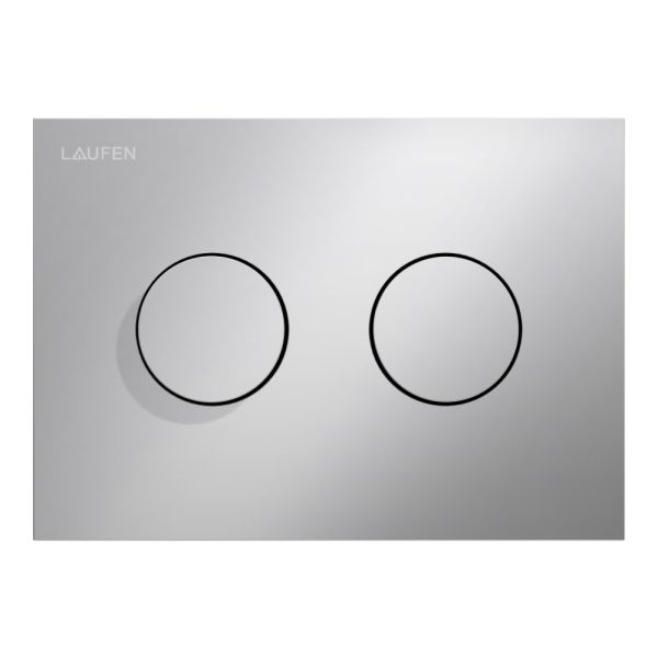 LAUFEN INEO WC tlačidlo INEO GROOVE, Dual Flush, Chróm matná 007, H9001170070001