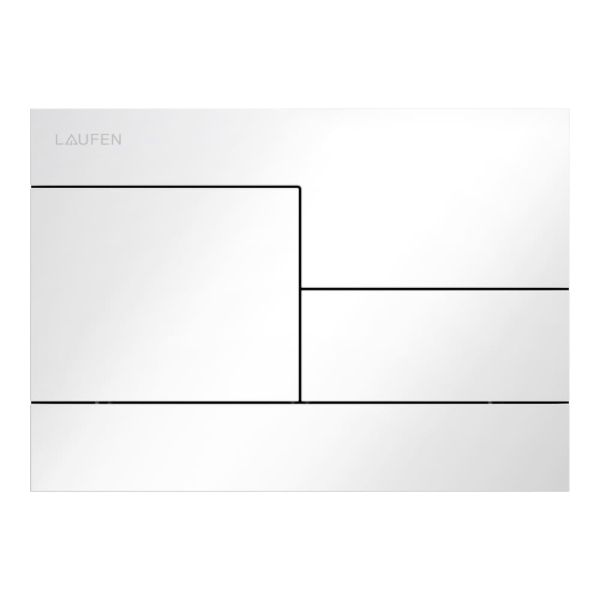 LAUFEN INEO WC tlačidlo INEO SKYLINE, Dual Flush, Biela 000, H9001180000001