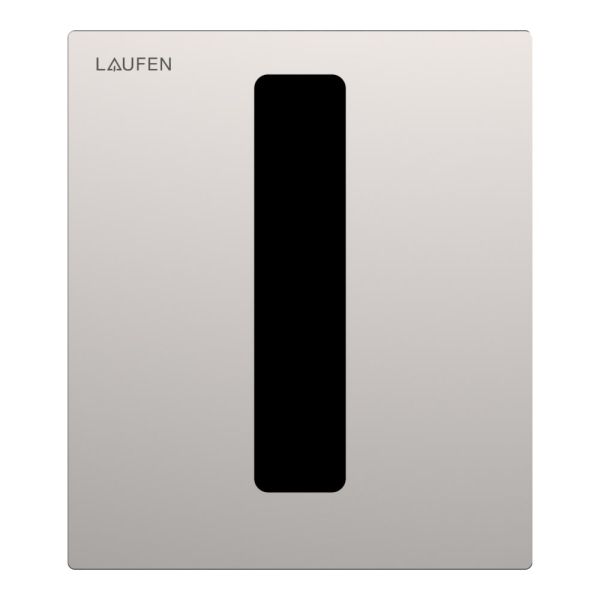 LAUFEN INEO Pisoárový automatický splachovač INEO E-AU105 s infračerveným senzorom, sieťové napájanie, Nerezová oceľ brúsená 928, H9091059280001