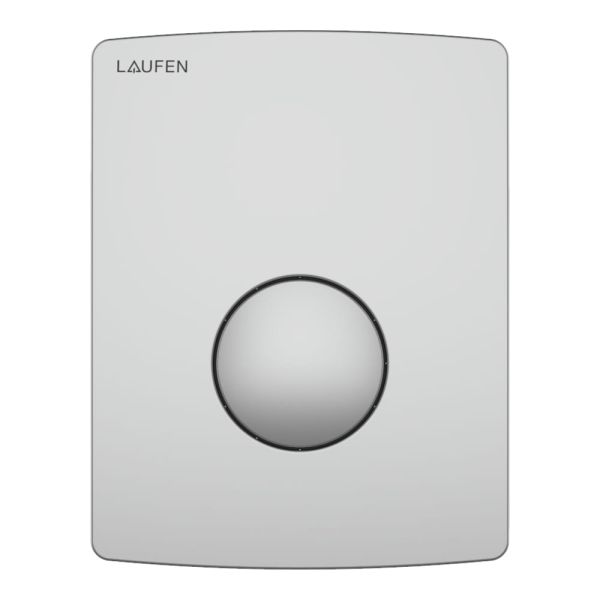 LAUFEN INEO|LIS Pisoárové WC tlačidlo AU109, kruhové tlačítko, Chróm matná 007, H9091090070001